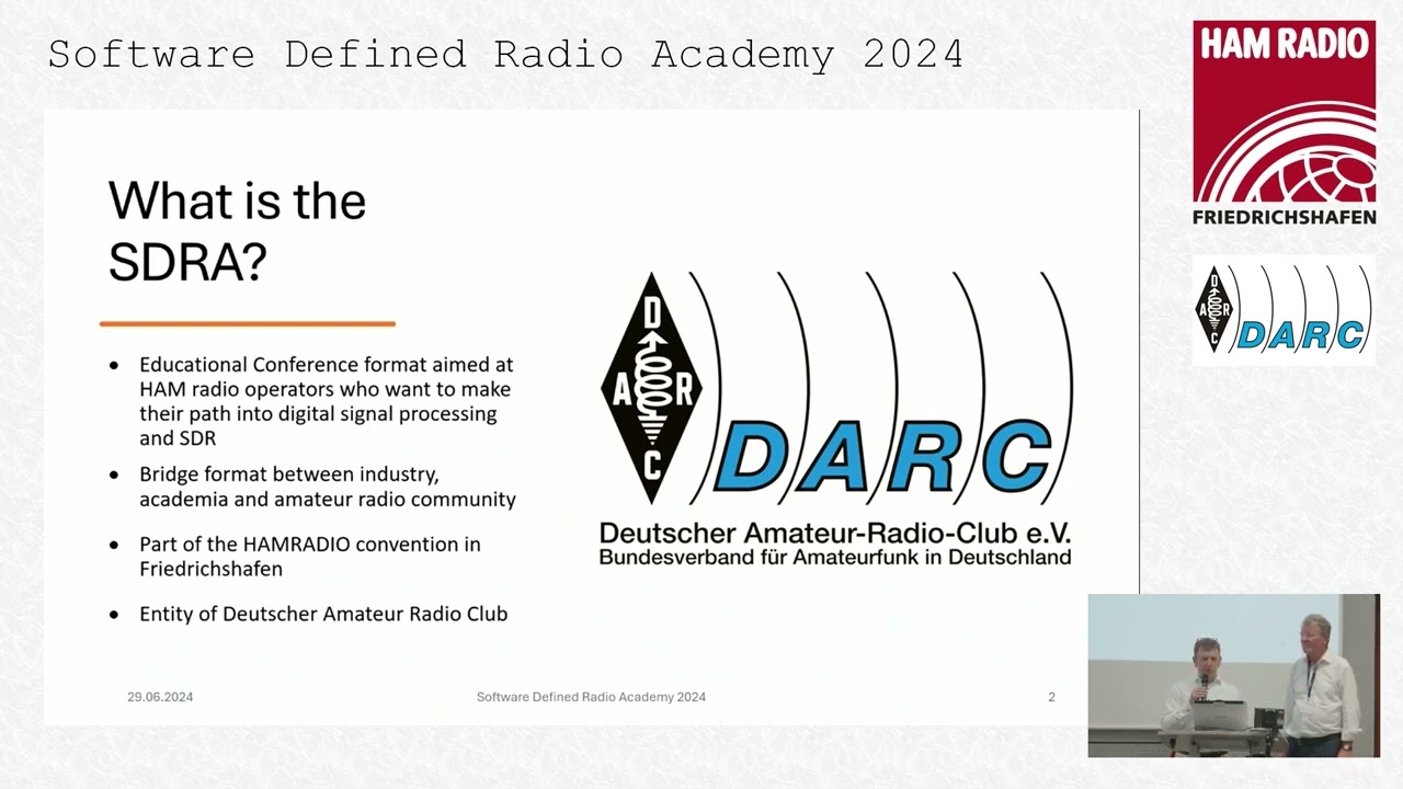 Videos from the Software Defined Radio Academy 2024 Conference Now On YouTube